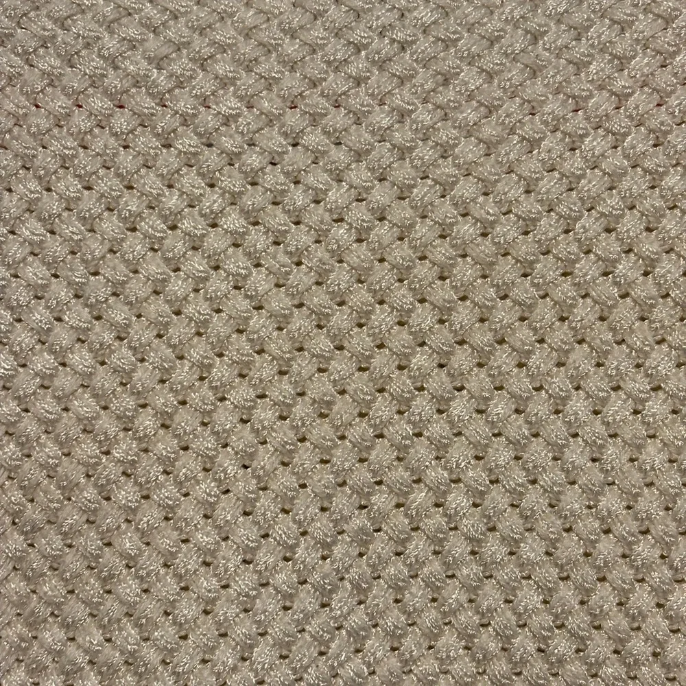 Banana Republic Women's Knit Sweater Ivory Long Sleeve Cotton Blend, Size  Large - Picture 6 of 7